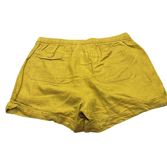 Old Navy Womens High-Rise Linen Blend Shorts L - Picture 2 of 7